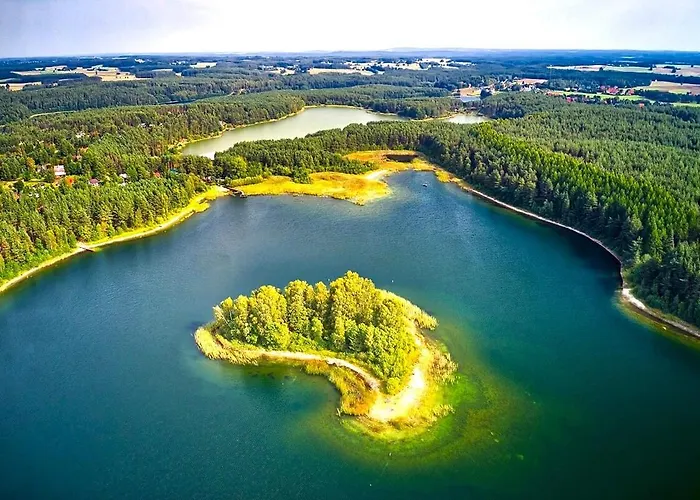 Prázdninový dům Baby Jagi - Z Balia I Kominkiem W Lesie Posrod Jezior